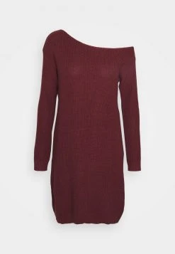 Even&Odd Mujer Vestido De Punto - Bordeaux -Even&Odd Ventas 2024 5ea8547ef728459bb73c89c38a20d017