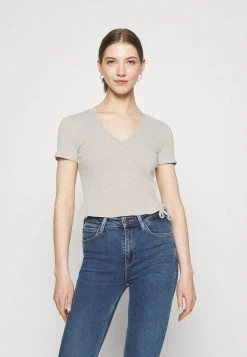Even&Odd Mujer Camiseta Estampada - Light Grey