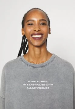 Even&Odd OVERSIZED PRINT - Sudadera - Grey, Mujer -Even&Odd Ventas 2024 5fed84626cdd483280ee6c7d80a0f0c9