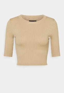 Even&Odd Mujer 2 PACK - Camiseta Básica - Mottled Grey/sand -Even&Odd Ventas 2024 607e97d9b4004074952989da73929ffb