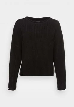 Even&Odd Mujer OVERSIZE CROPPED ROLLED EDGE JUMPER - Jersey De Punto - Black -Even&Odd Ventas 2024 60a8656ff2f94fbc9448c0509fd9640c