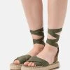 Even&Odd Mujer Sandalias - Khaki