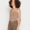 Even&Odd Mujer Top - Brown/beige -Even&Odd Ventas 2024 6542714ec2354c3dba7a85084d9541bd