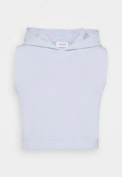 Even&Odd Mujer Cropped Sleeveless Hoodie - Sudadera - Light Blue -Even&Odd Ventas 2024 6542f7f26d4440ac8cf67b7d88c39d58