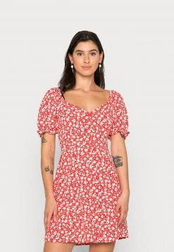 Even&Odd Mujer Vestido Informal - Red/white