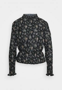 Even&Odd Mujer PRINTED BLOUSE - Blusa - Black -Even&Odd Ventas 2024 6570ca9379c84464bd778d7fc6c31e57