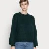 Even&Odd Mujer Jersey De Punto - Dark Green