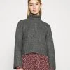 Even&Odd Mujer CROPPED BOXY ROLL NECK - Jersey De Punto - Mottled Dark Grey -Even&Odd Ventas 2024 68a790d97213406685dfbe762650892e