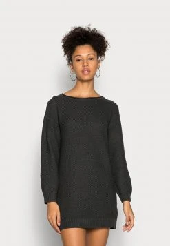 Even&Odd Mujer Vestido De Punto - Dark Grey
