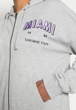 Even&Odd EMBROIDERED OVERSIZED HOODED ZIP JACKET - Sudadera Con Cremallera - Mottled Light Grey, Mujer -Even&Odd Ventas 2024 69cd8cdb0fa74efbb692d1ec0ee114c0