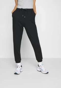 Even&Odd REGULAR FIT JOGGERS - Pantalones Deportivos - Black, Mujer