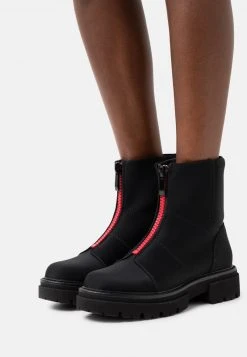 Even&Odd Mujer Botines Con Plataforma - Black