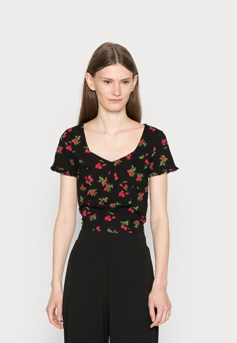 Even&Odd Mujer Camiseta Estampada - Black 3 Even&Odd Mujer Camiseta Estampada - Black