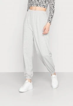 Even&Odd Mujer Pantalones Deportivos - Mottled Light Grey