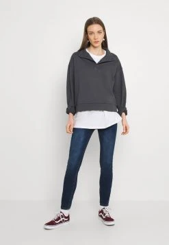 Even&Odd Mujer OVERSIZED POPPER HIGH NECK - Sudadera - Grey -Even&Odd Ventas 2024 765fbb5bdb1c495ba2d39bdd4eedcfcd