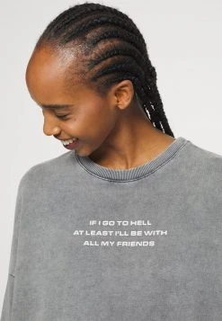 Even&Odd OVERSIZED PRINT - Sudadera - Grey, Mujer -Even&Odd Ventas 2024 76682a6d0f0642e2a3319a64c4da683a