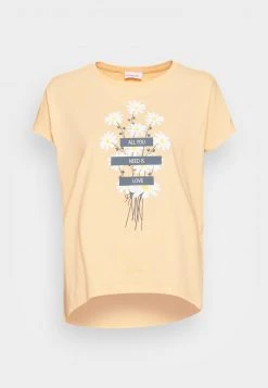 Even&Odd Mujer Camiseta Estampada - Yellow -Even&Odd Ventas 2024 7674933d9ea0466194a62701c4d683dc