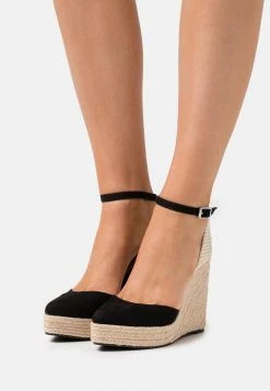 Even&Odd Mujer Sandalias Con Plataforma - Black