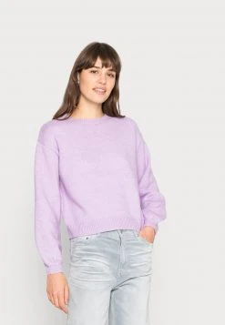 Even&Odd Mujer BALLOON SLEEVE JUMPER - Jersey De Punto - Lilac