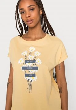 Even&Odd Mujer Camiseta Estampada - Yellow -Even&Odd Ventas 2024 7cbf590e41dd49f3bceda4559b82c862
