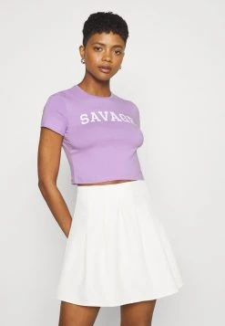 Even&Odd Camiseta Estampada - Lilac, Mujer