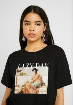 Even&Odd Mujer Camiseta Estampada - Black -Even&Odd Ventas 2024 7f5dc42263e546eeae25331017d0a93a