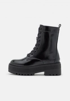 Even&Odd Mujer Botines Con Cordones - Black -Even&Odd Ventas 2024 7f89c352aaed4256885023d41b1df045