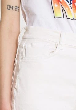 Even&Odd Mujer Wide Leg Cropped Jeans - Vaqueros Rectos - White -Even&Odd Ventas 2024 80b7329c49c8438a8d2f24c73b7c009e