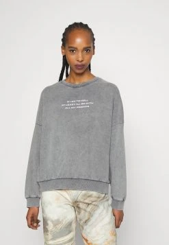 Even&Odd OVERSIZED PRINT - Sudadera - Grey, Mujer