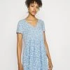 Even&Odd Mujer Vestido Informal - Blue/white