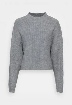 Even&Odd Mujer BAT SHAPE MOCK NECK SHORTER - Jersey De Punto - Mottled Grey -Even&Odd Ventas 2024 84a7734bbf1a4d519e5551bf16f61a3d