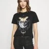 Even&Odd Mujer HATTIE MOON AND BUTTERLY TEE - Camiseta Estampada - Black -Even&Odd Ventas 2024 85e3cb2a53cb429c8f695b5e3ac6c77b