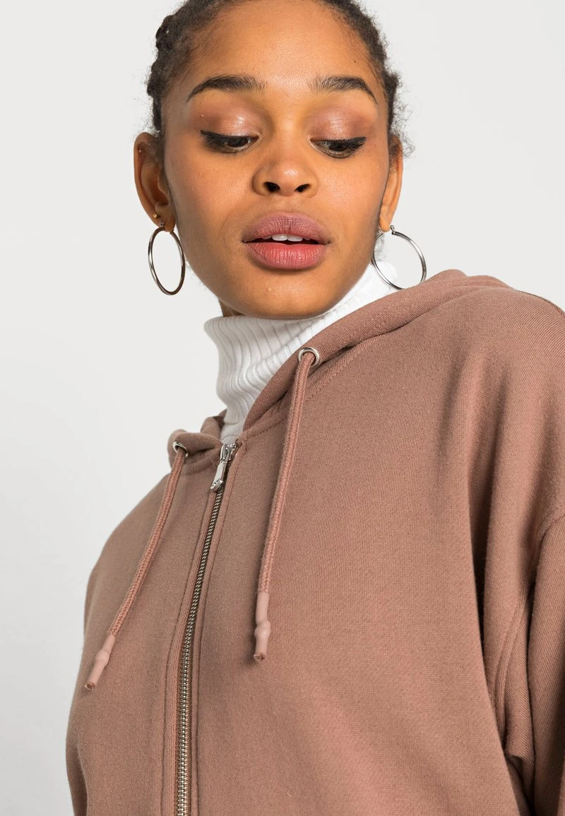 Even&Odd Mujer Sudadera Con Cremallera - Brown 7 Even&Odd Mujer Sudadera Con Cremallera - Brown - Imagen 5
