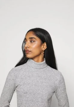 Even&Odd Mujer Jersey De Punto - Mottled Light Grey -Even&Odd Ventas 2024 870daaf501214561bc9d3c0b786cefca