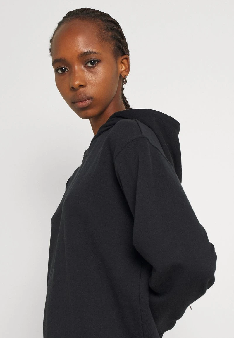 Even&Odd Mujer Casual Hooded Sweat Mini Dress - Vestido Informal - Black 6 Even&Odd Mujer Casual Hooded Sweat Mini Dress - Vestido Informal - Black - Imagen 4