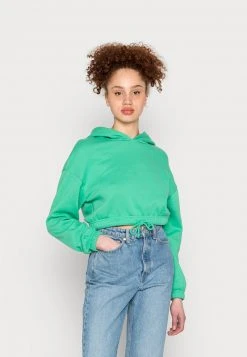 Even&Odd Mujer Jersey Con Capucha - Dark Green