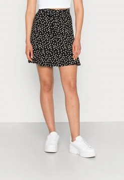 Even&Odd Minifalda - Black/white, Mujer