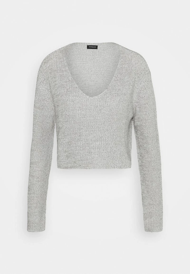 Even&Odd Mujer Jersey De Punto - Mottled Grey 7 Even&Odd Mujer Jersey De Punto - Mottled Grey - Imagen 5