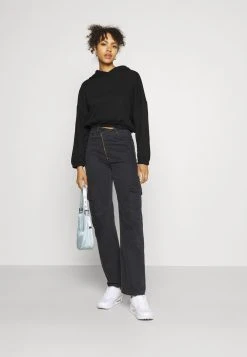 Even&Odd Mujer OVERSIZED CROPPED CROSS HOOD HOODIE - Jersey Con Capucha - Black -Even&Odd Ventas 2024 8a9d0345379c440d9e182b9c3b5a8c3e