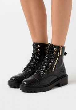 Even&Odd Mujer Botines Con Plataforma - Black