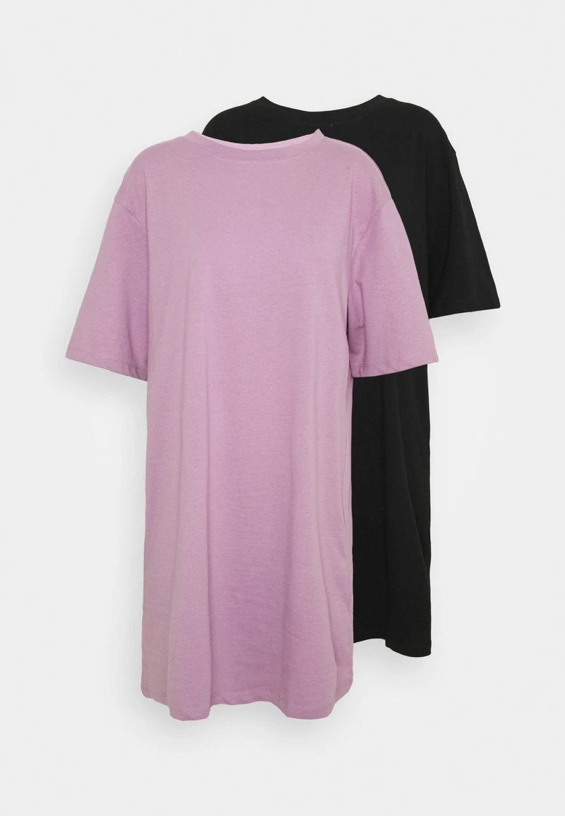 Even&Odd Mujer 2 PACK - Vestido Ligero - Black/mauve 7 Even&Odd Mujer 2 PACK - Vestido Ligero - Black/mauve - Imagen 5