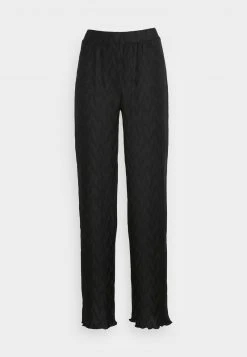Even&Odd Plisse Scallop Hem Trouser - Pantalones - Black, Mujer -Even&Odd Ventas 2024 8c6613d5da9b445289742ec1af17adcf