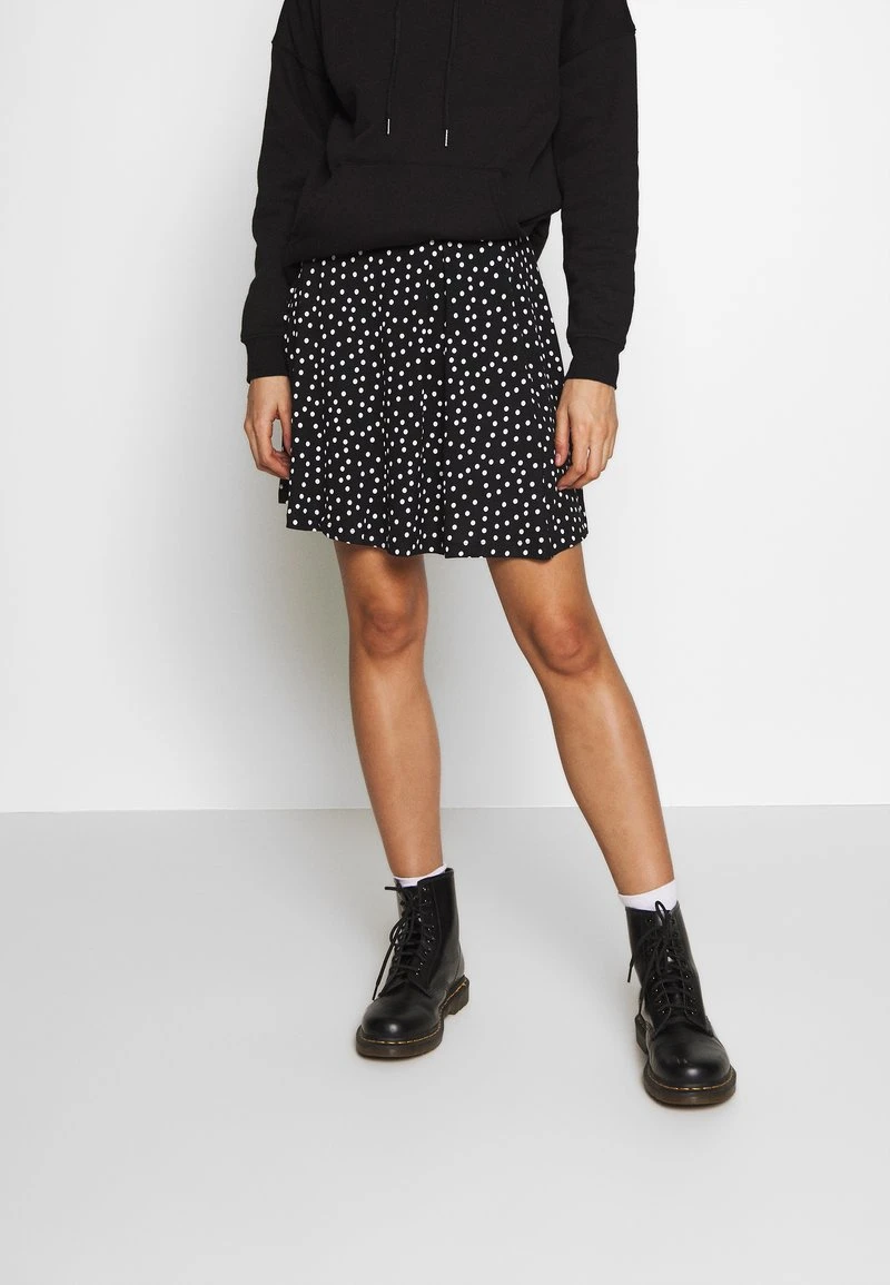 Even&Odd Falda Acampanada - White/black, Mujer 3 Even&Odd Falda Acampanada - White/black, Mujer