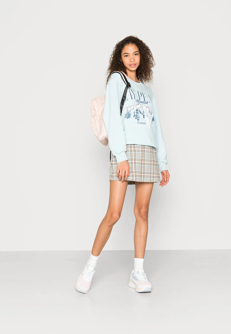Even&Odd Mujer PRINTED OVERSIZED - Sudadera - Light Blue 4 Even&Odd Mujer PRINTED OVERSIZED - Sudadera - Light Blue - Imagen 2