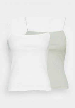 Even&Odd Mujer 2 PACK - Top - White/green -Even&Odd Ventas 2024 8e61247c0fd2408aab88e08c0054c3a1