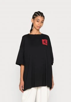 Even&Odd Camiseta Estampada - Black, Mujer