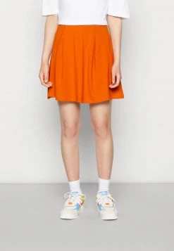 Even&Odd Falda Acampanada - Black/orange, Mujer