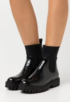 Even&Odd Mujer Botines Con Plataforma - Black