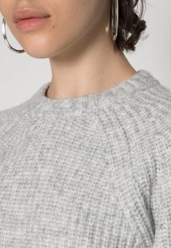 Even&Odd Mujer Jersey De Punto - Mottled Grey -Even&Odd Ventas 2024 9118d4f4a2f74053baeaffeb965404ae