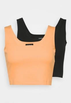 Even&Odd Mujer 2 PACK - Top - Orange/black -Even&Odd Ventas 2024 91baf8c41fb1429ab807a8f46ec7ec55